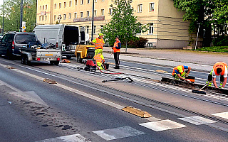 W weekend nie jeżdżą olsztyńskie tramwaje. Trwa naprawa torowiska na ulicy Kościuszki